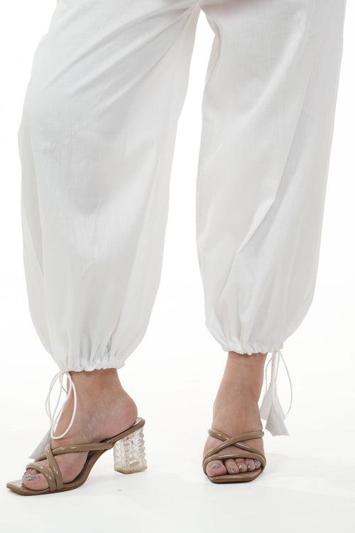 Pargota Signature Multi-way White Pants