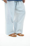Aira Blue White Printed Farshi Salwaar Set