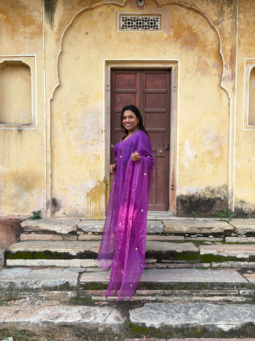 Jamuni Jharokha Bell Sleeves Straight Kurta Set